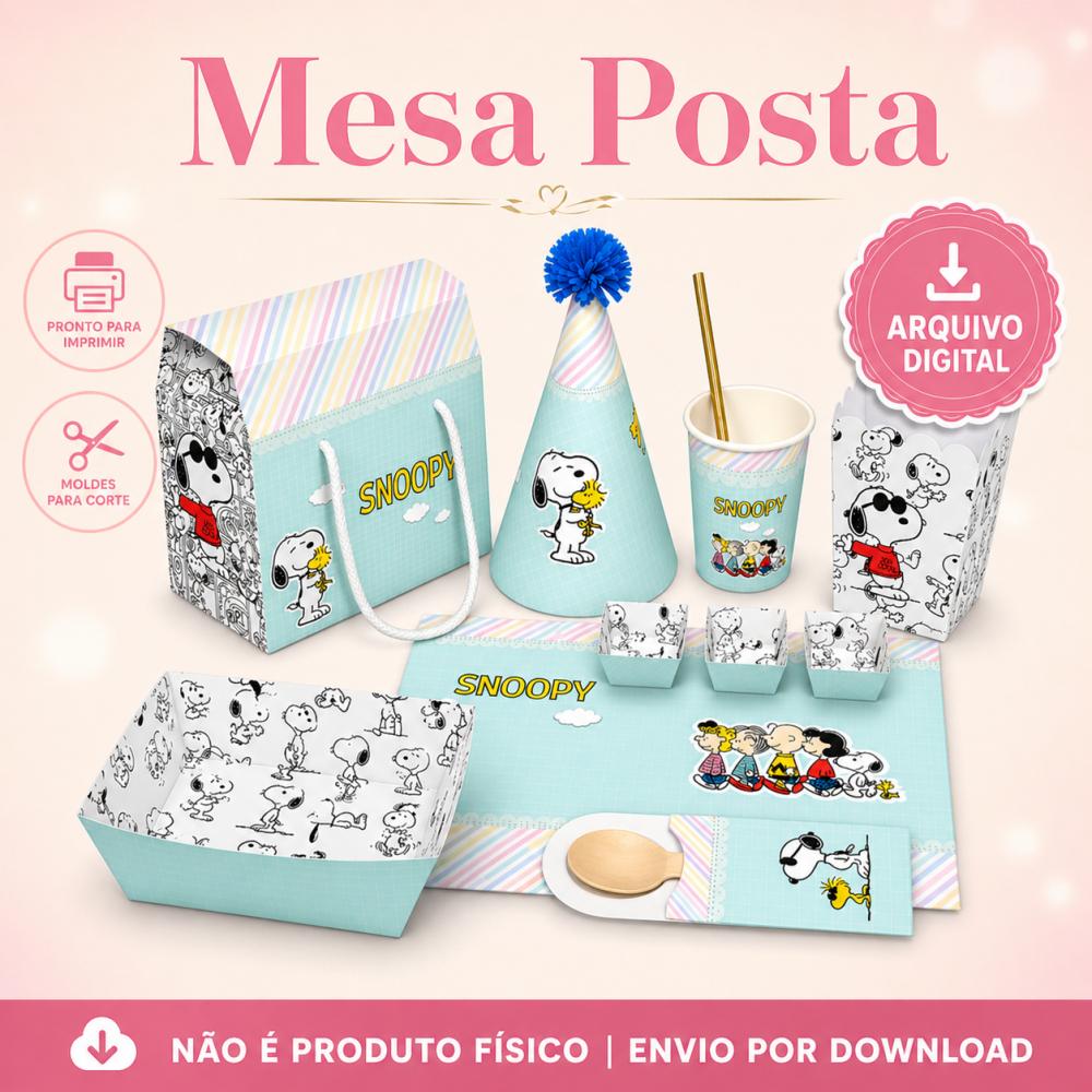 Mesa Posta Snoopy