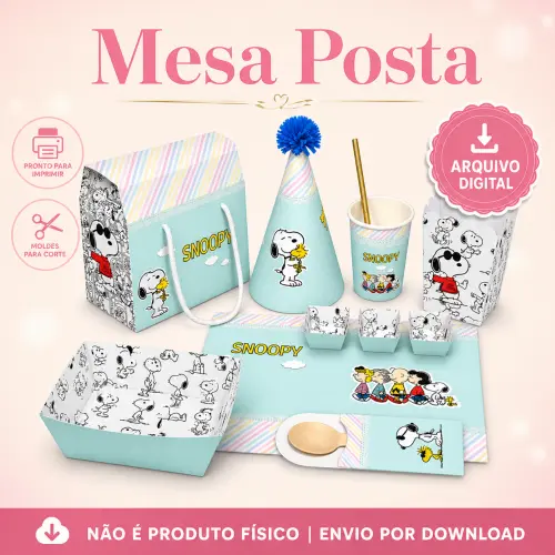 Mesa Posta Snoopy