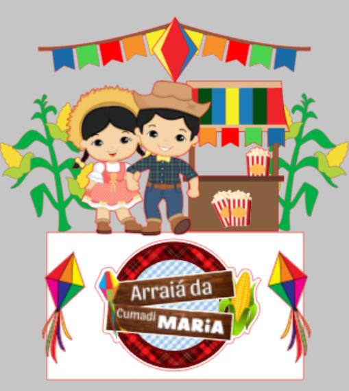 ARQUIVO TOPO DE BOLO FESTA JUNINA