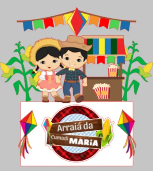 ARQUIVO TOPO DE BOLO FESTA JUNINA