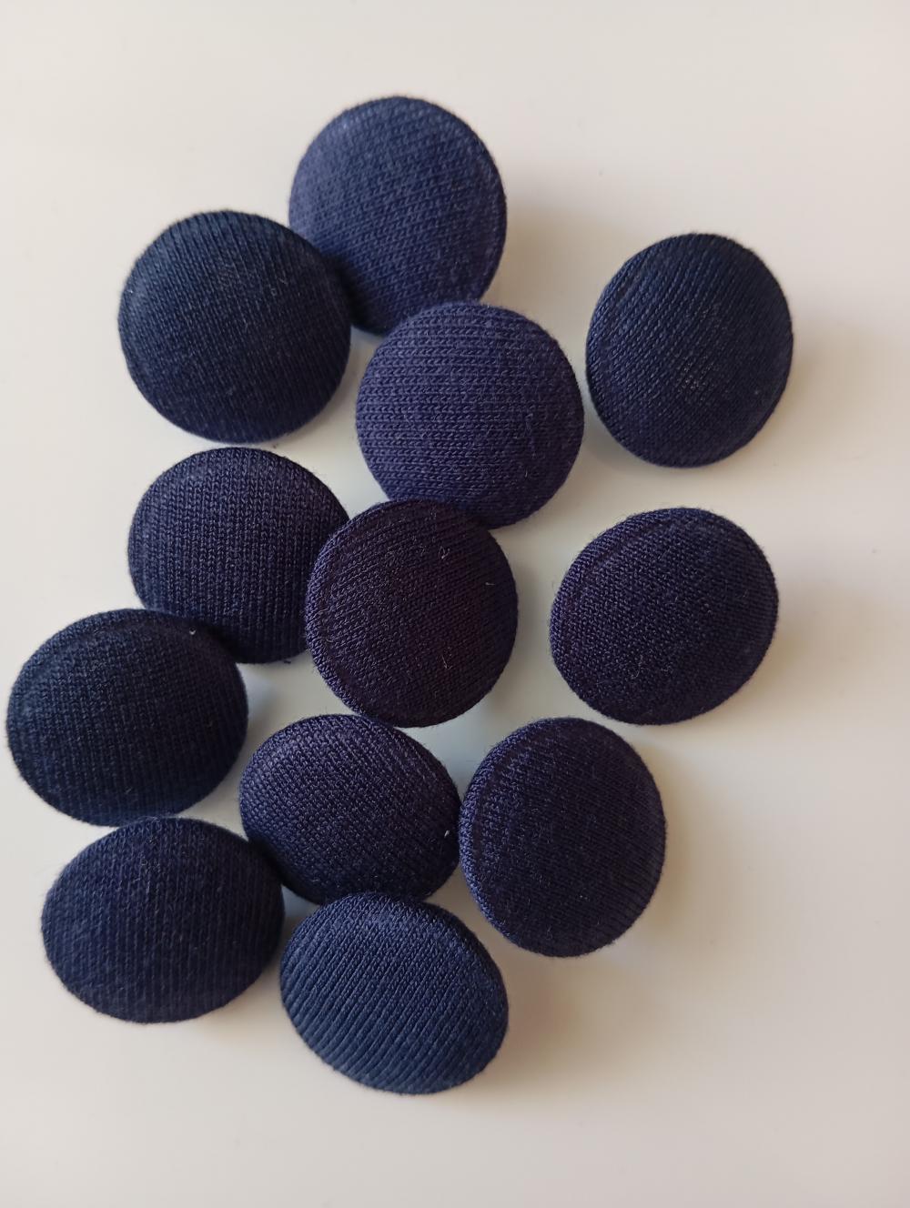 12 unid. de botões  bombê nº 20 azul