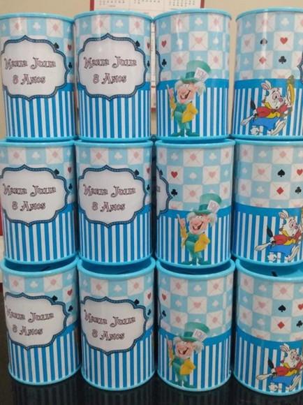 Cofrinho Personalizado Alice no País das Maravilhas