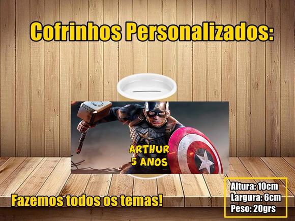 Cofrinho Personalizado Capitão América