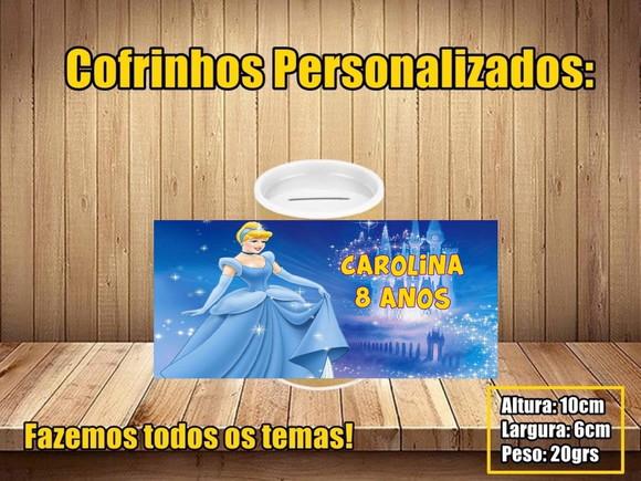 Cofrinho Personalizado Cinderela