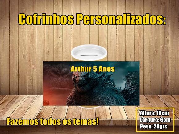 Cofrinho Personalizado Godzilla