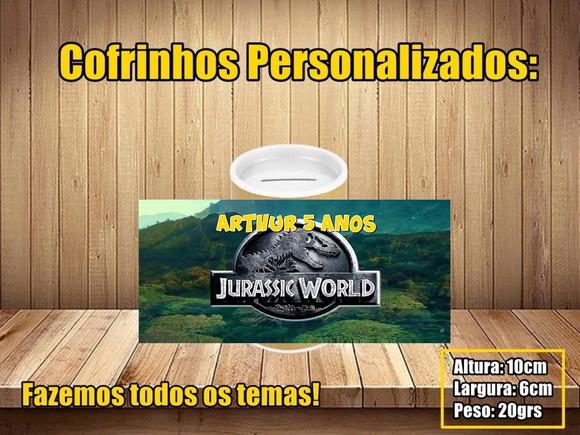 Cofrinho Personalizado Jurassic World