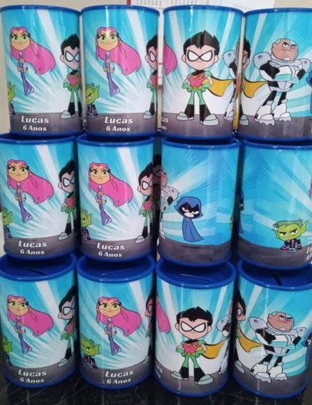 Cofrinho Personalizado Jovens Titãs