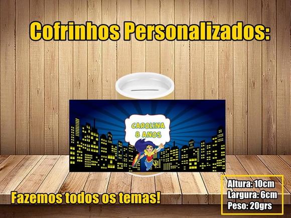 Cofrinho Personalizado Mulher Maravilha