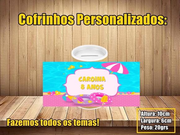Cofrinho Personalizado Pool Party