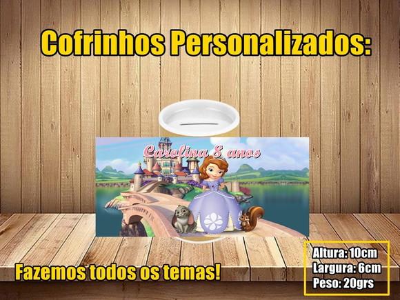 Cofrinho Personalizado Princesinha Sofia
