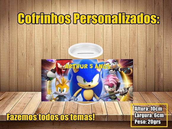 Cofrinho Personalizado Sonic