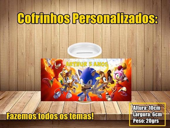 Cofrinho Personalizado Sonic
