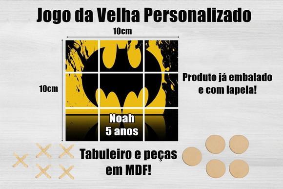 Jogo da Velha Personalizado Batman