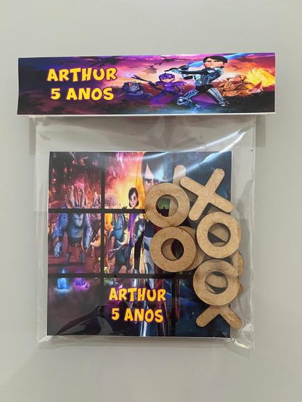 Jogo da Velha Personalizado Caçadores de Trolls