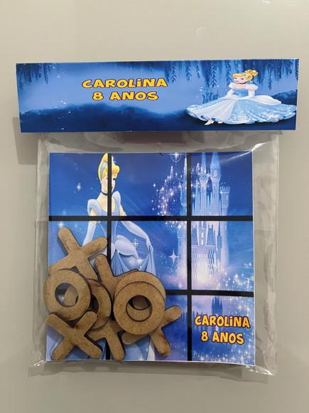 Jogo da Velha Personalizado Cinderela