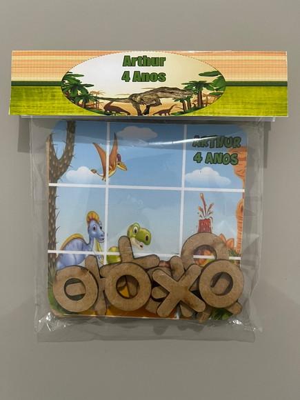Jogo da Velha Personalizado Dinossauro
