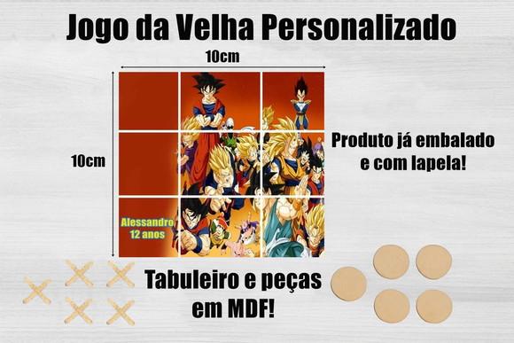 Jogo da Velha Personalizado Dragon Ball Z