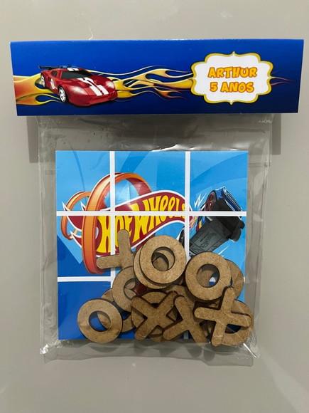 Jogo da Velha Personalizado Hot Wheels