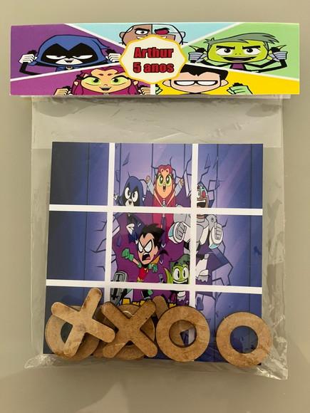 Jogo da Velha Personalizado Jovens Titãs