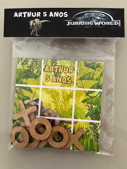 Jogo da Velha Personalizado Jurassic World