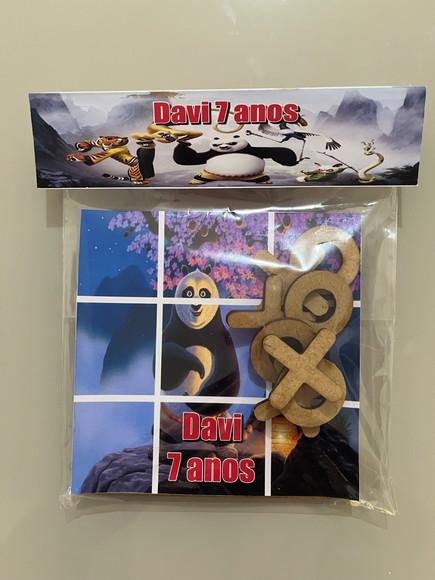 Jogo da Velha Personalizado Kung Fu Panda