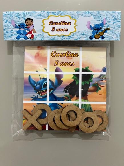 Jogo da Velha Personalizado Lilo & Stitch