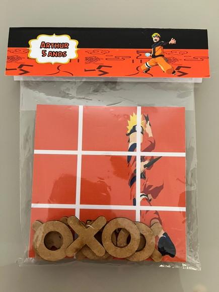 Jogo da Velha Personalizado Naruto