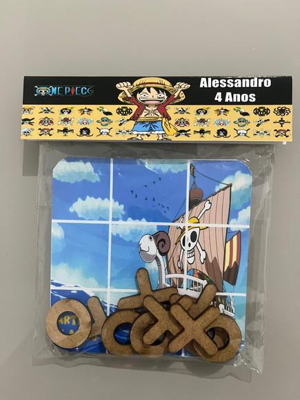 Jogo da Velha Personalizado One Piece