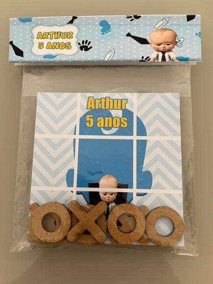 Jogo da Velha Personalizado Poderoso Chefinho