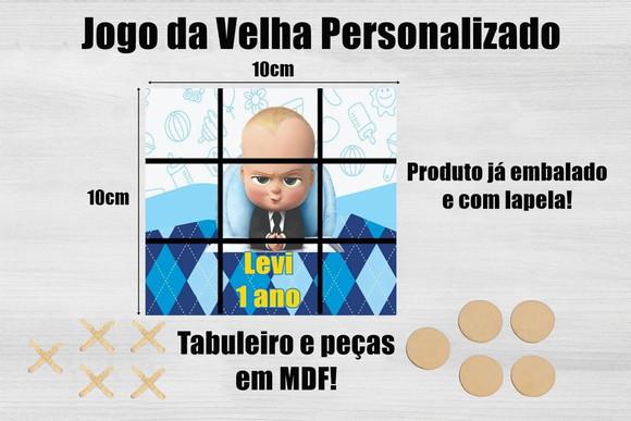 Jogo da Velha Personalizado Poderoso Chefinho