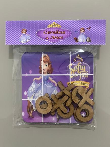 Jogo da Velha Personalizado Princesinha Sofia