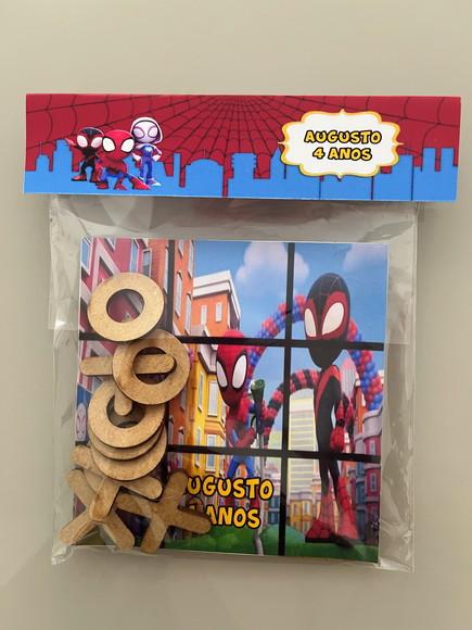 Jogo da Velha Personalizado Spidey e Seus Amigos Esp