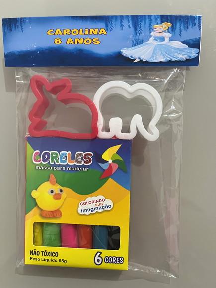 Kit Massinha Personalizada Cinderela