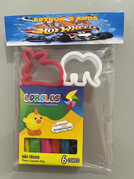 Kit Massinha Personalizada Hot Wheels