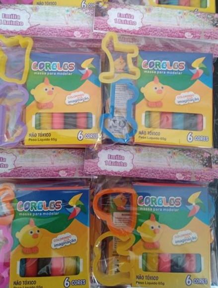 Kit Massinha Personalizada Jardim Encantado