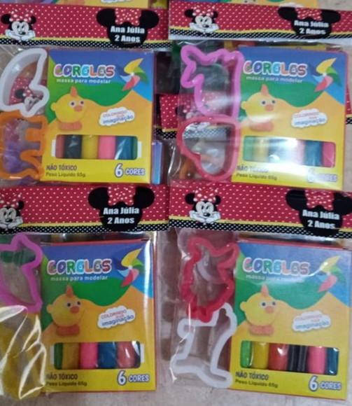 Kit Massinha Personalizada Minnie