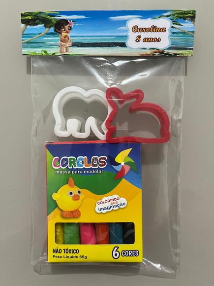 Kit Massinha Personalizada Moana