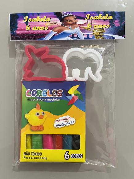 Kit Massinha Personalizada Princesa e o Sapo