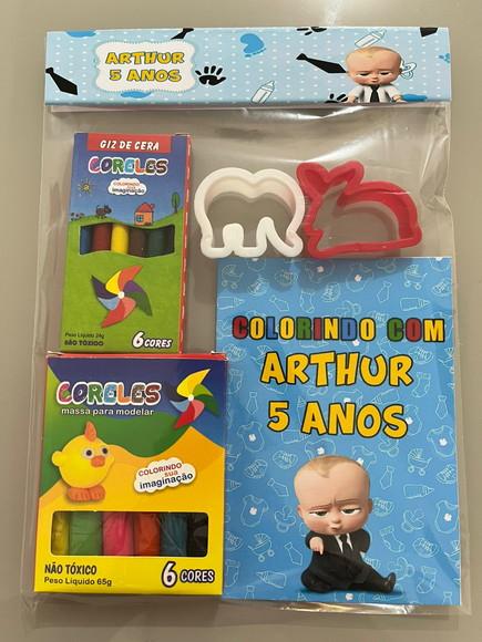 Kit para Colorir + Kit Massinha Poderoso Chefinho