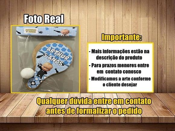 Kit Raquete para Ping Pong Personalizada Batman