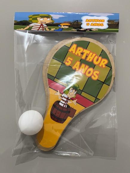 Kit Raquete para Ping Pong Personalizada Chaves