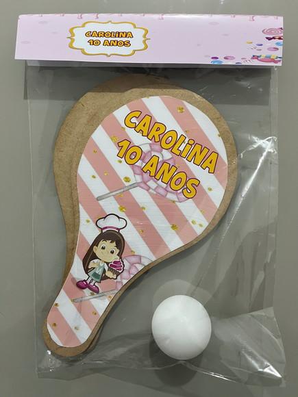 Kit Raquete para Ping Pong Personalizada Confeitaria