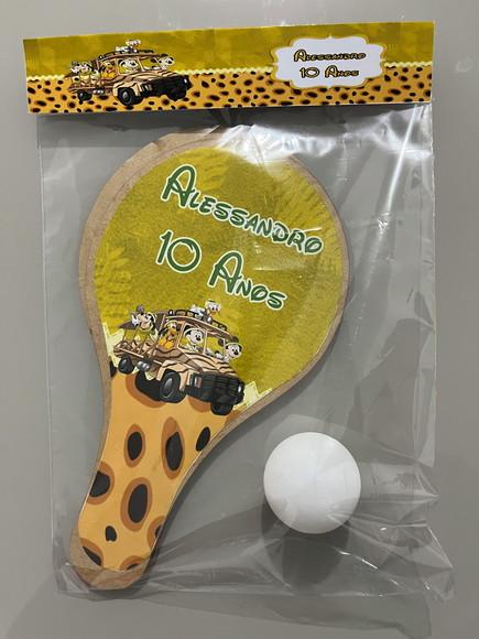 Kit Raquete para Ping Pong Personalizada Mickey Safari