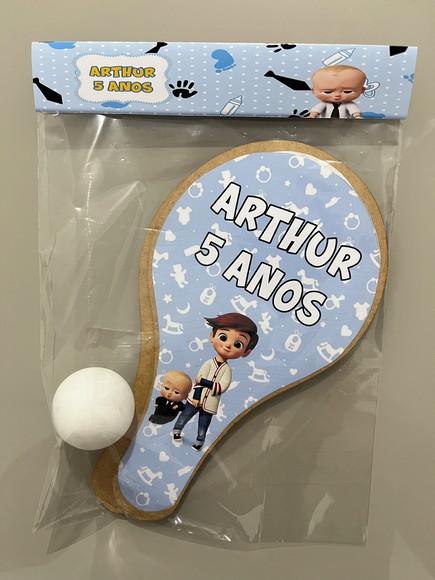 Kit Raquete para Ping Pong Personalizada Poderoso Chefinho