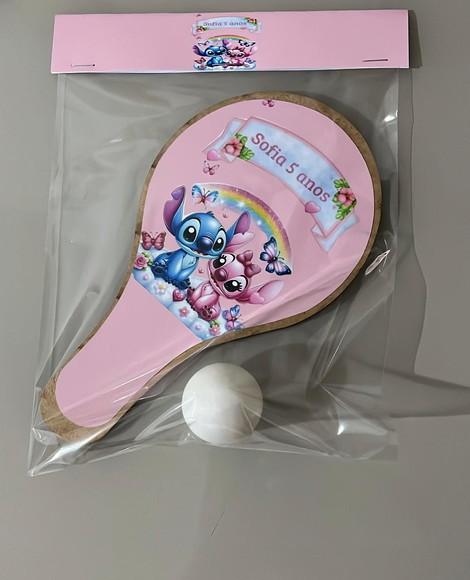 Kit Raquete para Ping Pong Personalizada Stitch