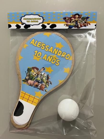 Kit Raquete para Ping Pong Personalizada Toy Story