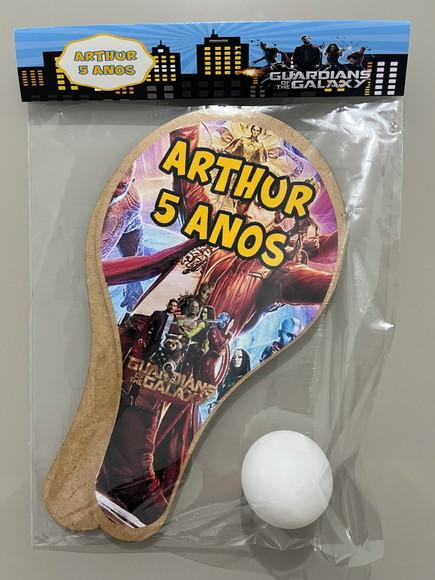 Kit Raquete para Pingpong Personalizada Guardiões da Galáxia