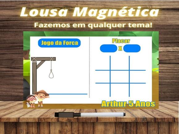 Lousa Magnética + J.v + Forca Léo Guarda da Floresta com Emb