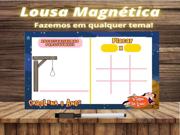 Lousa Magnética + J.v + Forca Show da Luna com Embalagem