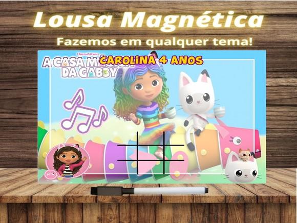 Lousa Magnética + J.v Casa Mágica da Gabby com Embalagem